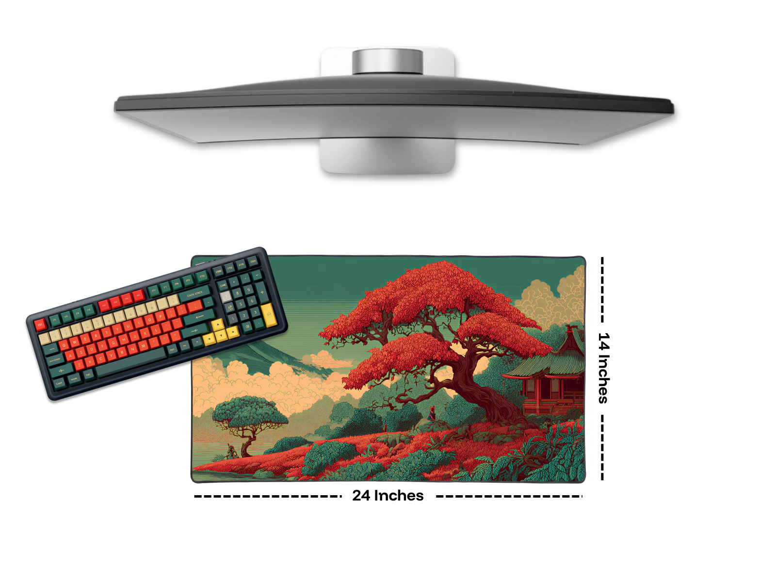 M Custom Mouse Pad (24" x 14")